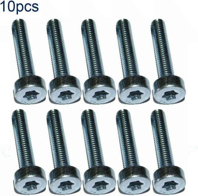 Pet Sea Torx-Schraube IS-M5x25, verzinkt, Farbe: Silber, Durchmesser: 5 mm, Länge: 25 mm - Bild 1