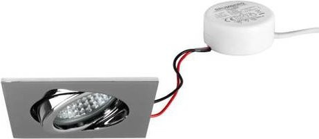 Brumberg LED-Einbauleuchte quadratisch in Weiß, dimmbar, 6W, Warmweiß - Bild 1