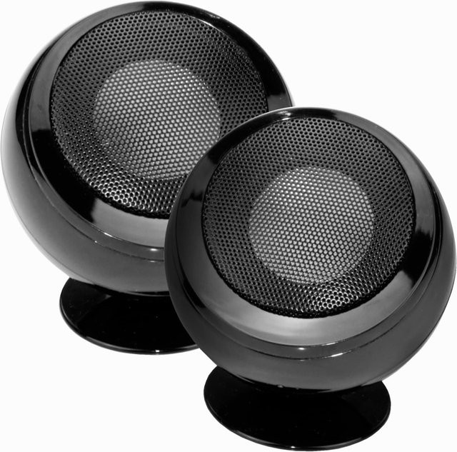 @tec TWS Mini Bluetooth Lautsprecher True Wireless Stereo Speaker, Schwarz, 2*3W - Bild 1