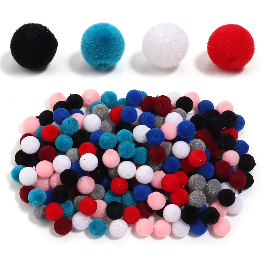 louleur Harzperlen, Samtoberfläche, Runde Kugelperlen, 8/10 mm, Unisex - Bild 2
