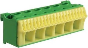 Hager PE-Klemme KN26E grün mit 26 Klemmstellen für flexible und starre Leiter - Bild 1