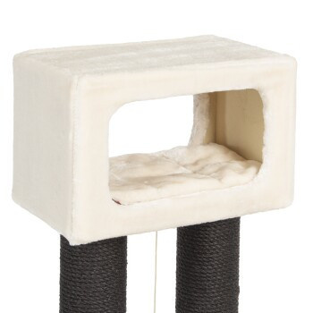 Canadian Cat Company Kratzbaum Columbia beige mit Katzenhöhle und Sisal-Elementen - Bild 2