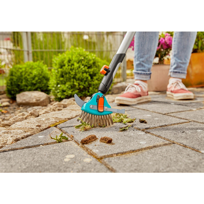 Gardena Combisystem 3-in-1 Fugenreiniger mit Edelstahlmesser, silberfarben/bunt, H x B x T: 16,5 x 5,5 x 16,5 cm - Bild 4