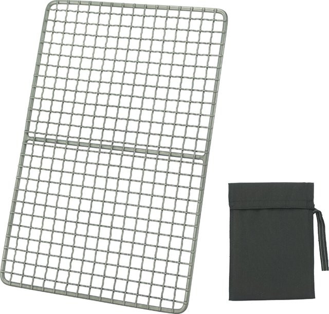 APG Mini BBQ Holzkohlegrill aus Edelstahl in Silber, Tischgrill für Camping und Picknick, B/T/H: 25,5 x 16,5 x 12,5 cm - Bild 1