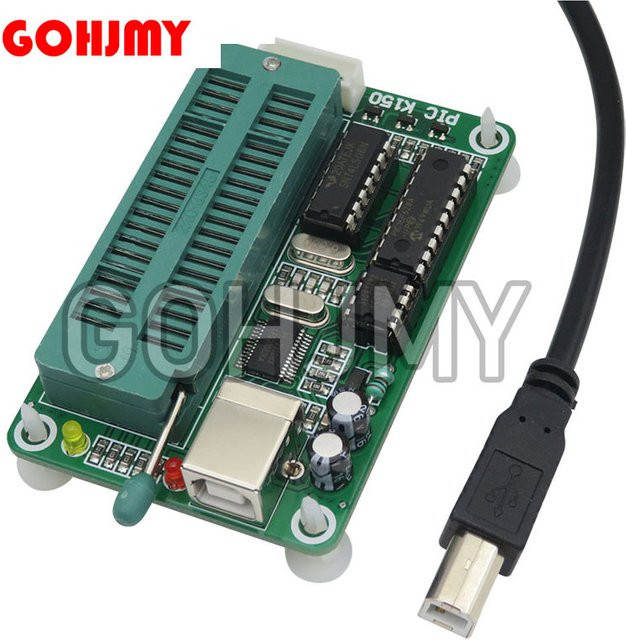 GOHJMY K150 Mikrocontroller USB Programmierer mit ICSP Kabel in Grün - Bild 1
