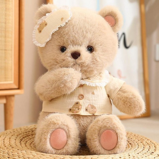 Weißes Baby Kaninchen, Plüschtier, Weiß, Braun, ab 14 Jahren - Bild 1