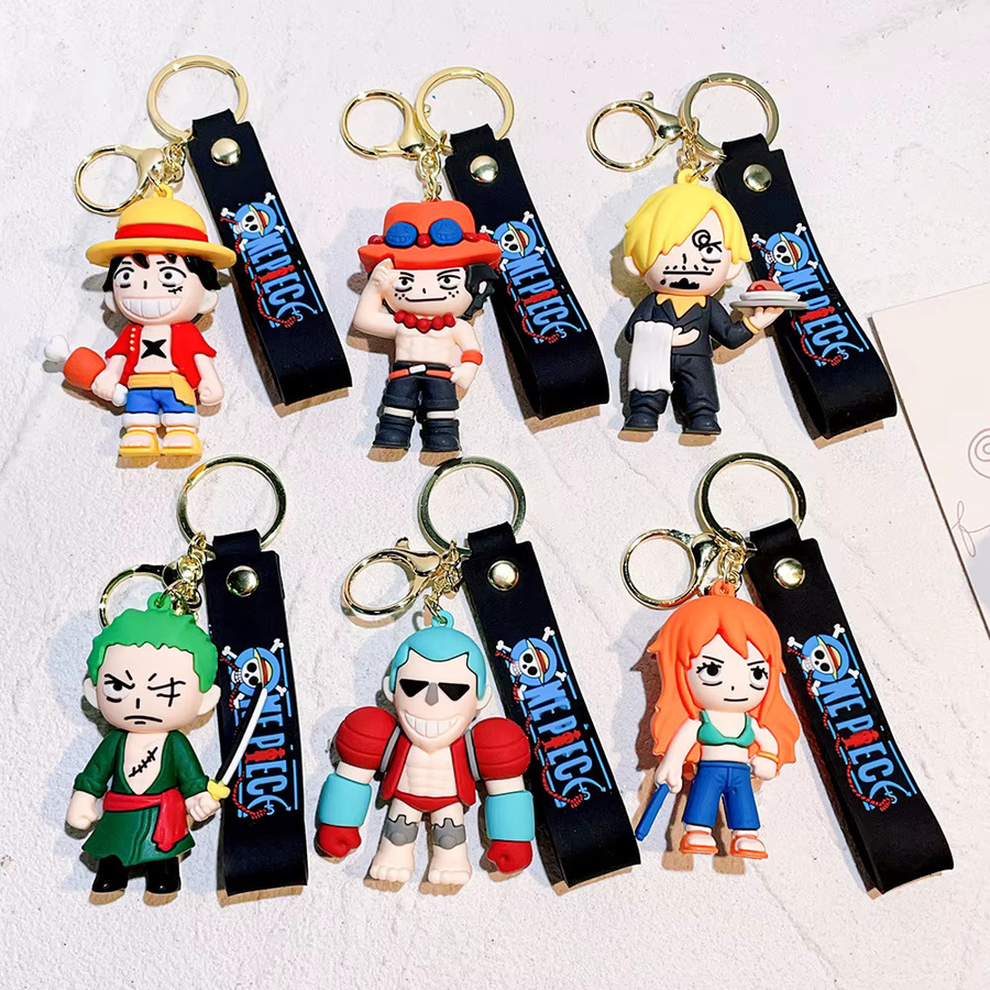 Bandai ONE PIECE Schlüsselanhänger, Silikon, 50-teiliges Set - Bild 2