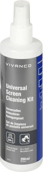 Vivanco Universelles Bildschirm Reinigungsset, Weiß, 250 ml - Bild 1