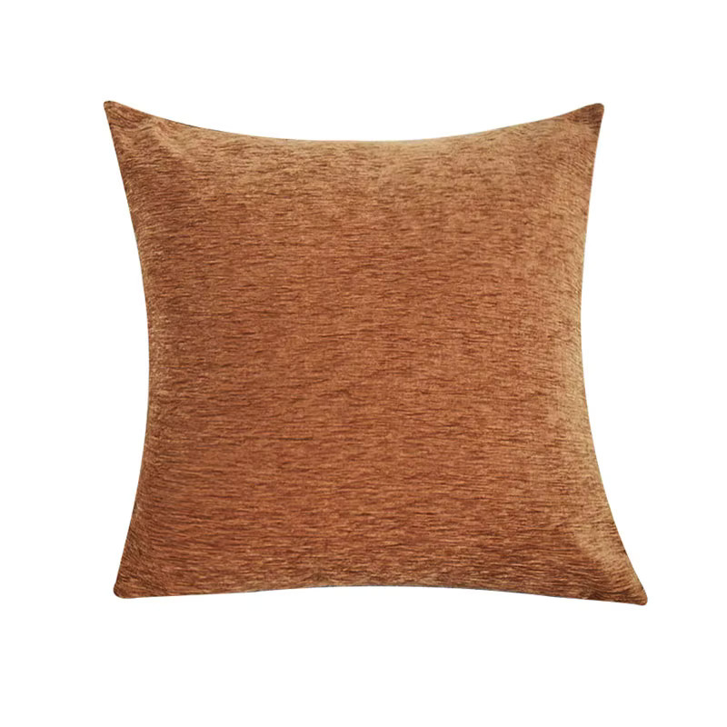 CANIRICA Chenille-Kissenbezug in Orange, quadratisch, B/T/H: 30 x 30 x 30 cm - Bild 2