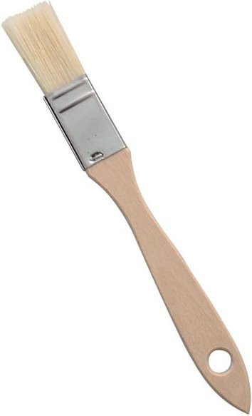 Schneider Backpinsel mit Holzstiel in Weiß, Länge: 18,5 cm, Breite: 1,5 cm, Höhe: 0,4 cm - Bild 1