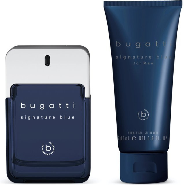 Bugatti Signature Blue Geschenkset, Eau de Toilette 100 ml, Duschgel 200 ml - Bild 1