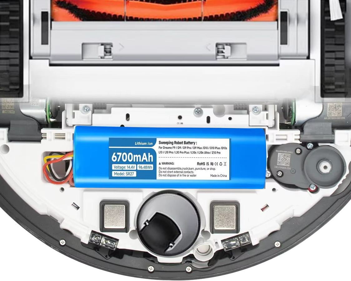Ersatzakku für Xiaomi Mijia Roborock Roboterstaubsauger S4 S5 S6 S7 Q7 D10 D10 Plus D10S in Blau - Bild 2