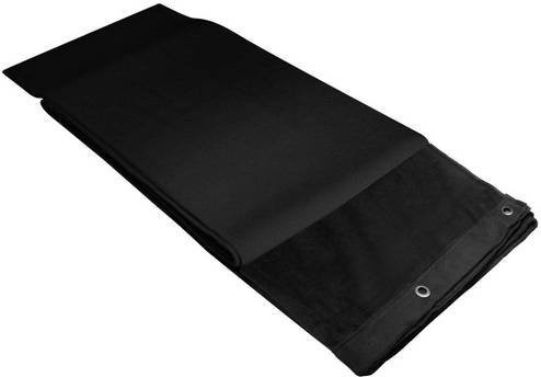 Adam Hall Dekomolton B1 Bühnenvorhang Schwarz B: 500 cm, H: 300 cm - Bild 1