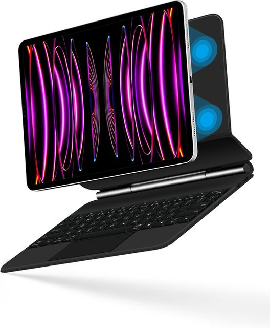 Samsung Magische Tastatur für Galaxy Tab S11 11 Zoll, Magnetische Hülle mit Multi-Touch und Hintergrundbeleuchtung, Schwarz - Bild 1