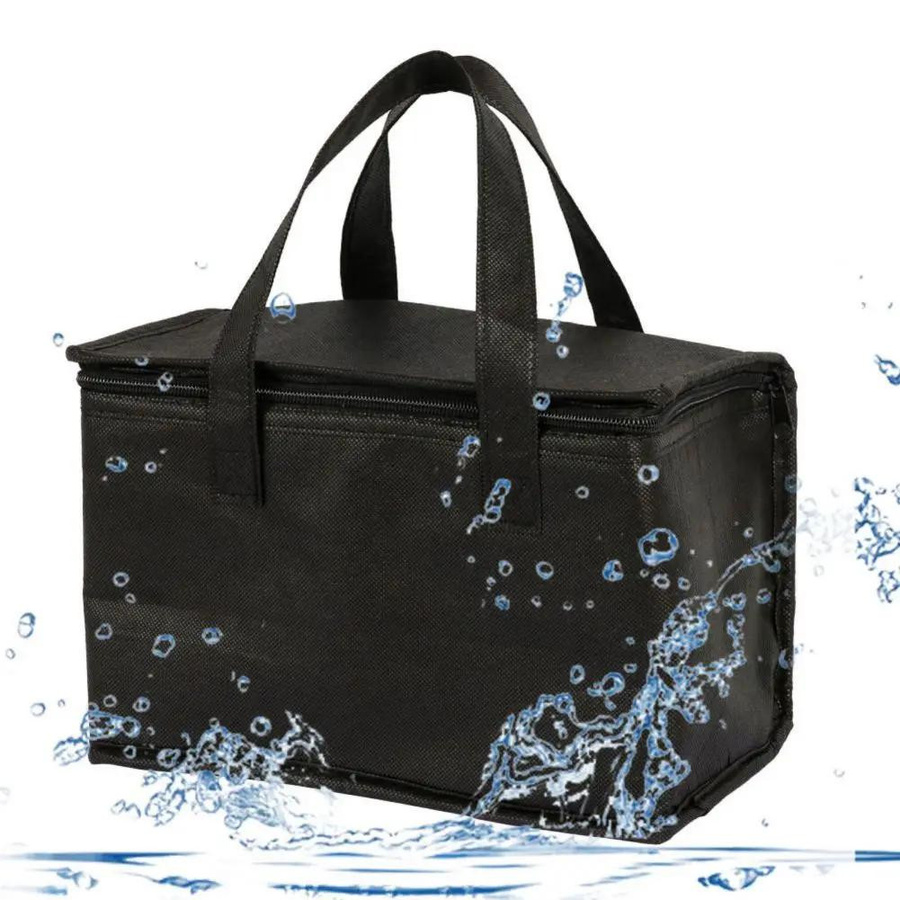 Freedom Outdoors Kühltasche mit 70l Volumen, isolierte Thermo-Lunchtasche für Camping und Picknick, Schwarz, B/T/H: 52 x 35 x 39 cm - Bild 4