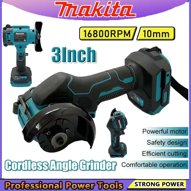 Makita 3-Zoll-Mini-Winkelschleifer kabellos Schwarz 20 V LXT - Bild 1