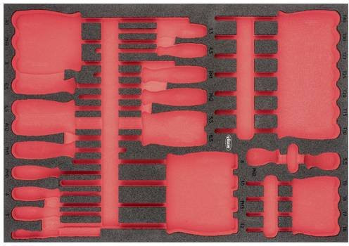 Vigour Schaumstoffeinlage V6813-L in Rot - Bild 1