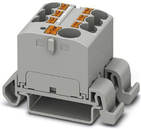 Phoenix Contact Verteilerblock 3273724 Zugfeder Grau 8 Stück - Bild 1