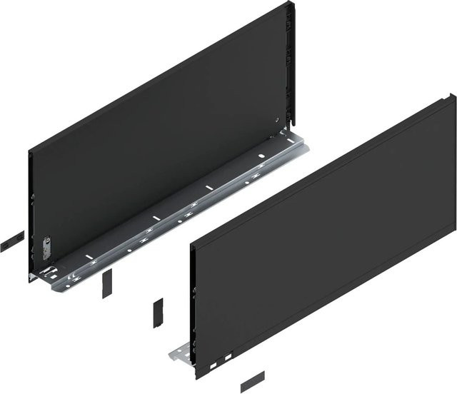 Blum Zarge Legrabox Pure Nennlänge 550 mm Carbonschwarz Matt - Bild 1