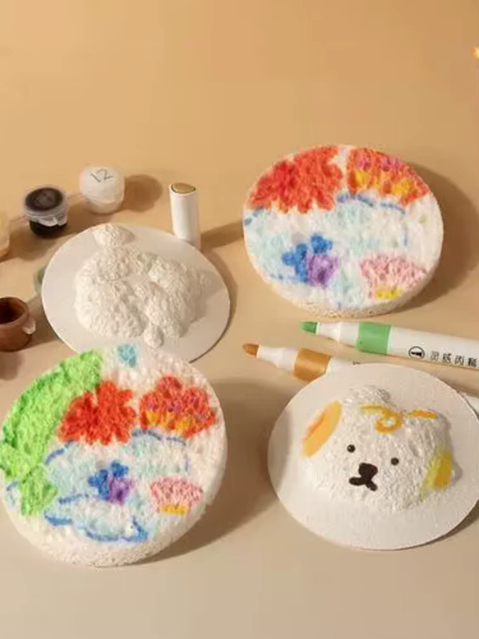 Magische 3D-Malstifte mit Schaumstoffstruktur für geschwollene 3D-Zeichnungen in Bunt/Mehrfarbig - Bild 4