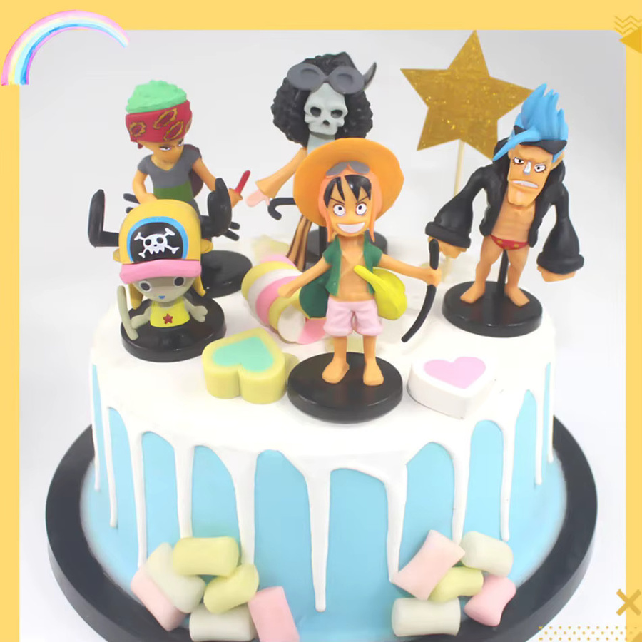 Bandai One Piece Luffy Solon Charaktere, PVC-Modelle, 6-teiliges Set - Bild 3