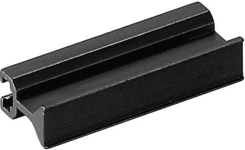 Rohde Griffleiste Silber matt aus Aluminium, 7 Stück, L: 30,41 cm, B: 7,7 mm, H: 1,5 mm - Bild 1