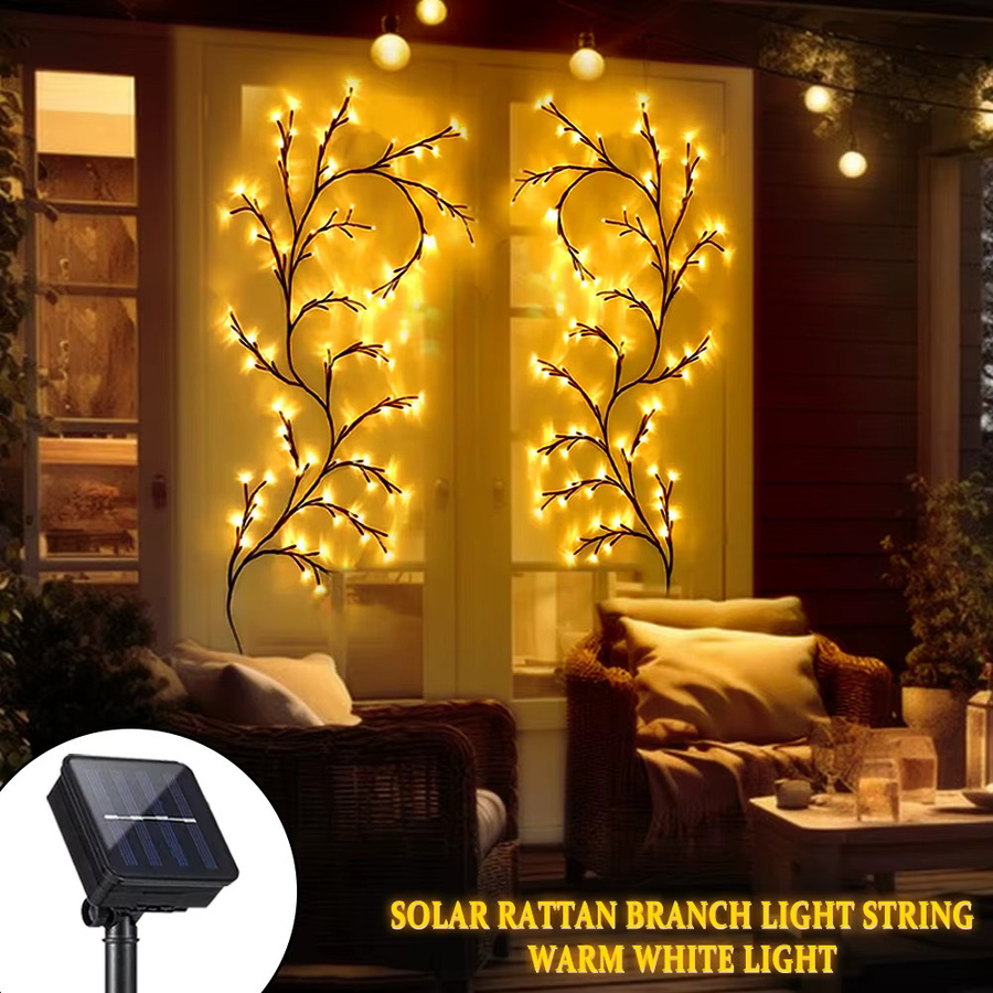 OSIDEN LED Zweig Lampe Warmweiß mit USB-Anschluss für Weihnachtsdekoration und Heimgestaltung - Bild 3