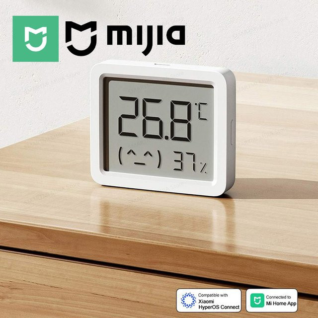 MIJIA Smart Temperatur- und Feuchtigkeitsmonitor 3mini in Weiß mit App-Steuerung - Bild 1