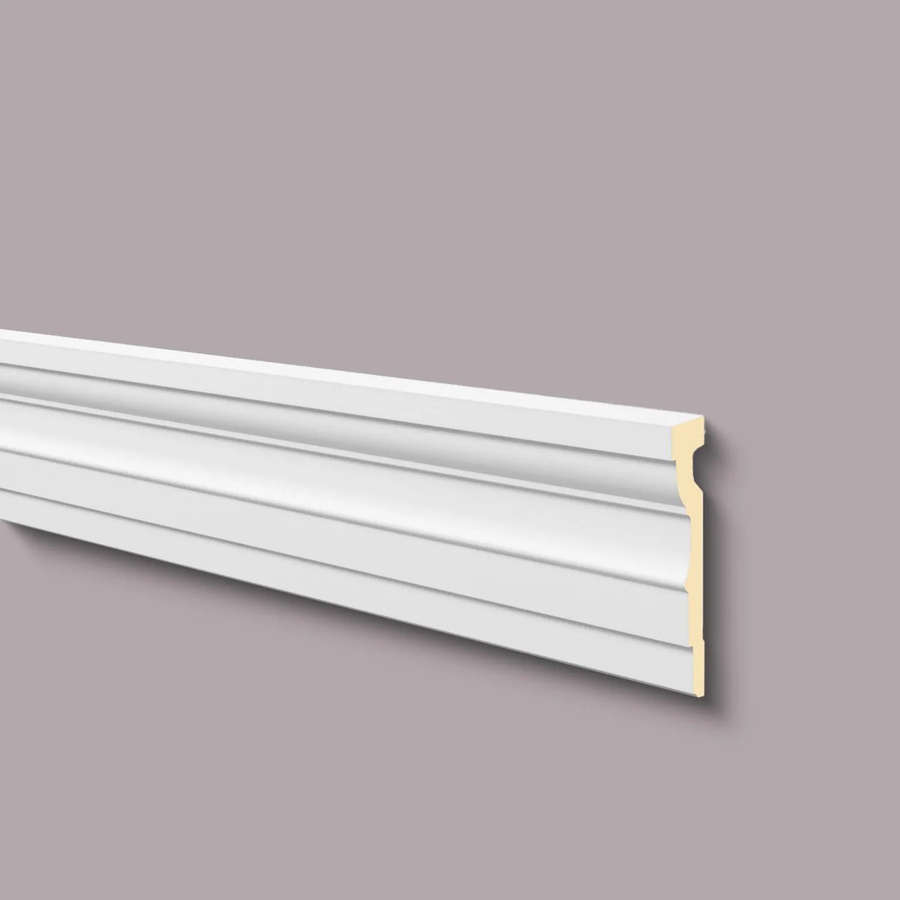 NOEL & MARQUET NMC MA15 DOMOSTYL Fassadenstuck Türumrandung und Fensterumrandung aus Polyurethan, Weiß, Länge: 200 cm, Breite: 3,5 cm, Höhe: 20 cm - Bild 1