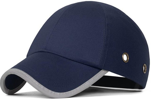 Sicherheitskappe QuinceTarn mit ABS-Schale und reflektierendem Logo in Navy Blau - Bild 1