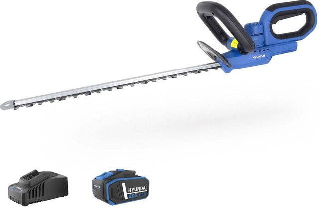 Hyundai Akku-Heckenschere HT2051LI-4A1 in Blau mit Ersatzakku und Schnellladegerät - Bild 1