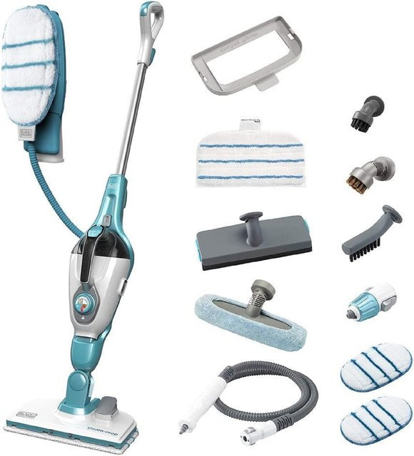 Black+Decker FSMH1321JSM Dampfreiniger mit Dampfhandschuh in Multicolour mit 1300 Watt - Bild 1