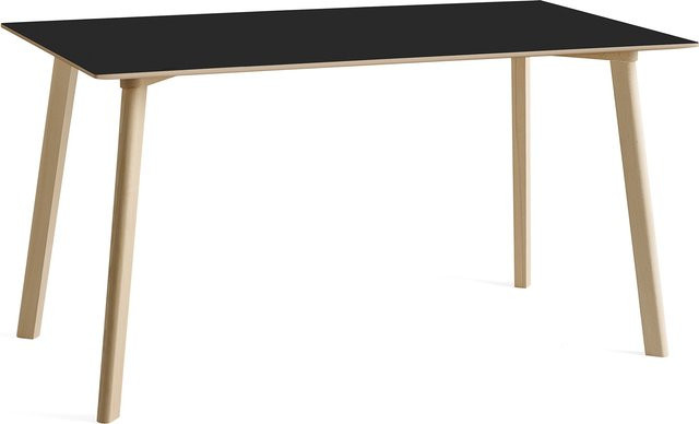 HAY CPH Deux 210 2 0 Tisch in Schwarz mit Buche-Laminat und skandinavischem Design - Bild 1
