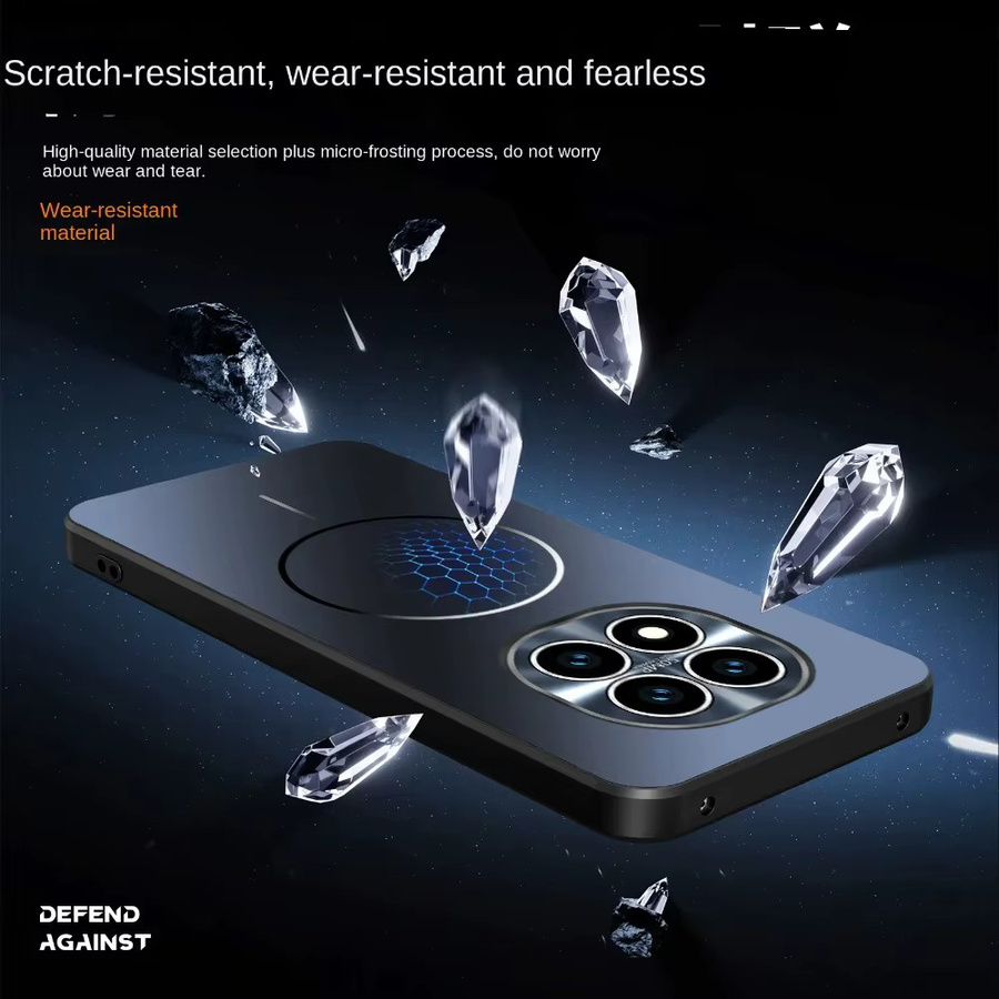 Xiaomi Redmi Note 15 Pro Schutzhülle mit magnetischem Ring in Schwarz - Bild 2