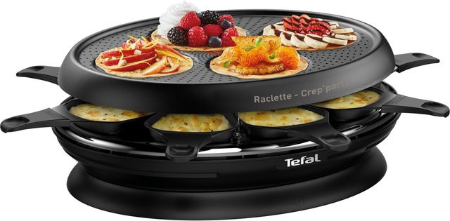 Tefal Store'Inn Raclette Raclettegrill in Schwarz mit Antihaftbeschichtung und integriertem Aufbewahrungsfach - Bild 1