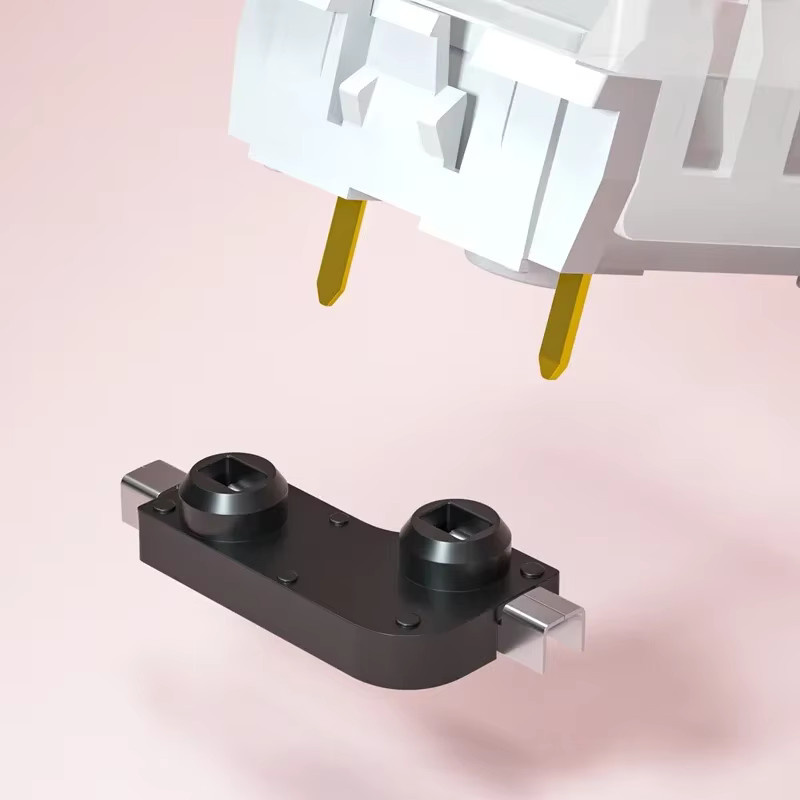 Kailh Hot-Swap PCB Buchsen Set für mechanische Tastaturen in Schwarz, 110 Stück (70/30/10 Stück Konfiguration) kompatibel mit Outemu und Cherry MX Schaltern - Bild 3