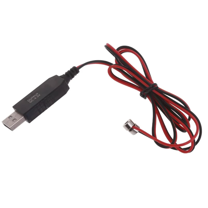 Magnetisches USB-Ladekabel für wiederaufladbare Batterien mit USB-A und USB-C Anschlüssen - Bild 3