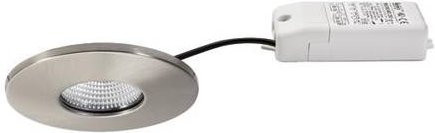 Brumberg LED-Einbauleuchte rund in Nickel matt, dimmbar, IP44 - Bild 1
