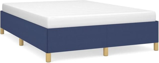 vidaXL Polsterbett aus Stoff in Blau B/T/H: 140 x 190 x 35 cm - Bild 1