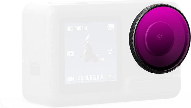 AMagisn Taufilter Schutzlinsenfilter in Purple kompatibel für 5 Pro und Celsius 4 Sportkamera - Bild 1