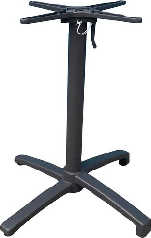 Garden Pleasure Tischgestell Treviso aus Aluminium in Anthrazit Grau mit Klappfunktion - Bild 1