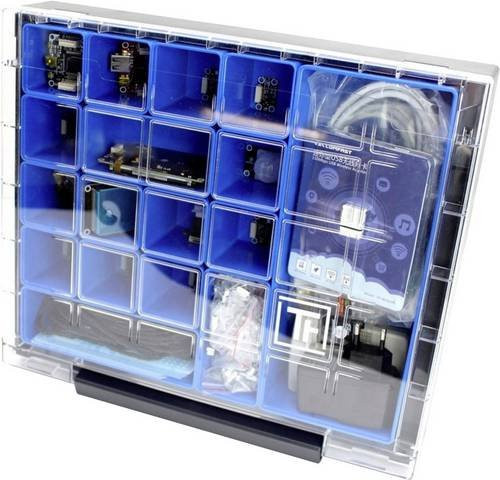 TinkerForge 528 Erweiterungsset für Einplatinen-Computer mit USB-C, Bluetooth und Wi-Fi in Rot und Blau - Bild 1