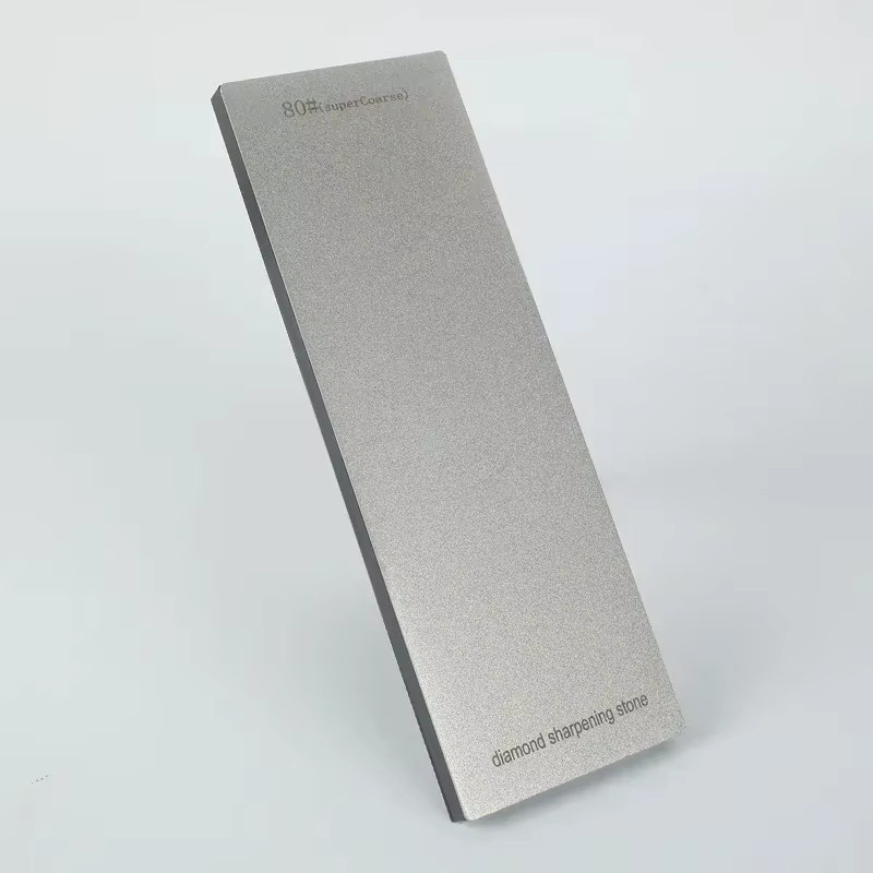 RSCHEF Diamant-Schleifstein Set mit verschiedenen Körnungen 240 400 600 1000 Grit in Grau, rutschfester Messerschärfer mit harter Basis, B/T/H: 23 x 8 x 8 cm - Bild 2