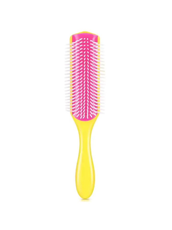 Haarbürste für lockiges Haar, Massagebürste, 9-Reihen-Kamm, Kunststoff - Bild 2