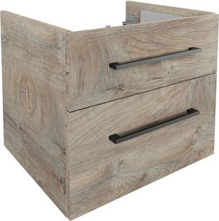 Fackelmann Waschtischunterschrank Oxford in Eiche Natur mit 2 Schubladen, B/H/T: 60 x 50,9 x 48,8 cm, braun - Bild 1