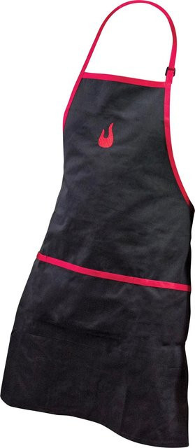 Char-Broil Grillschürze in Schwarz-Rot, Breite: 82,5 cm, Höhe: 69 cm - Bild 1