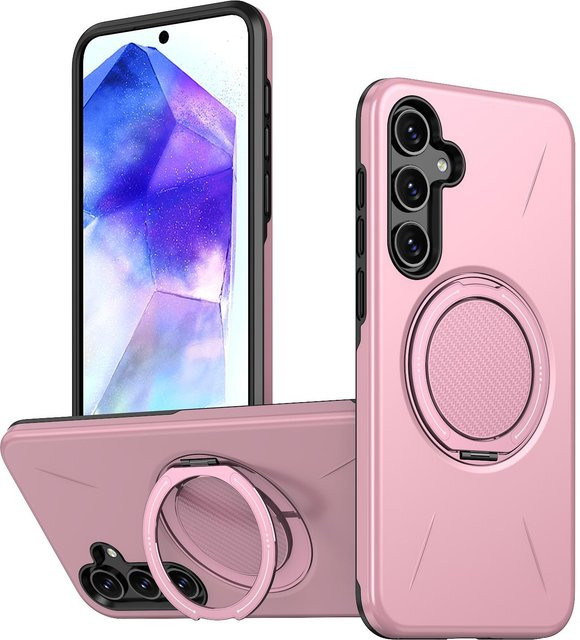 Magnetische Schutzhülle für Samsung Galaxy A55 A35 A25 A15 A56 A36 A26 A16 A06 A17 A07 A05 S mit MagSafe Kompatibilität in Rosa - Bild 1
