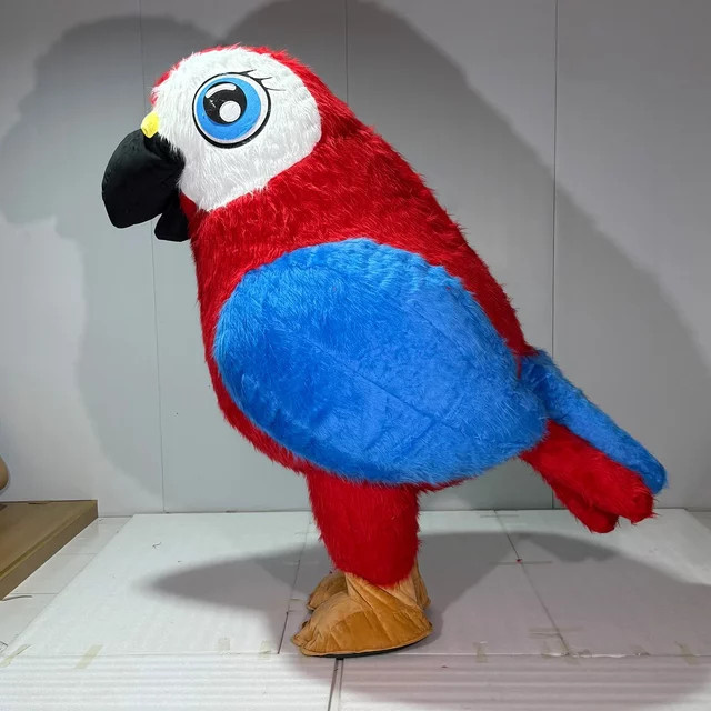 Papageien-Maskottchen-Kostüm, aufblasbar, für Erwachsene - Bild 1