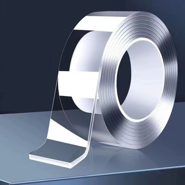 Haile Nano-Klebeband transparent, wasserfest und selbstklebend, doppelseitig, 30,0 cm - Bild 1