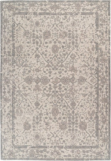 Kayoom Flachflorteppich Perry 125 in Creme mit verwaschenem Farbendesign, B/L: 80 x 150 cm - Bild 1